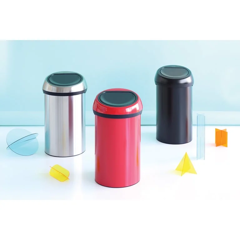 Coș de gunoi Brabantia Touch 60L, Platinum