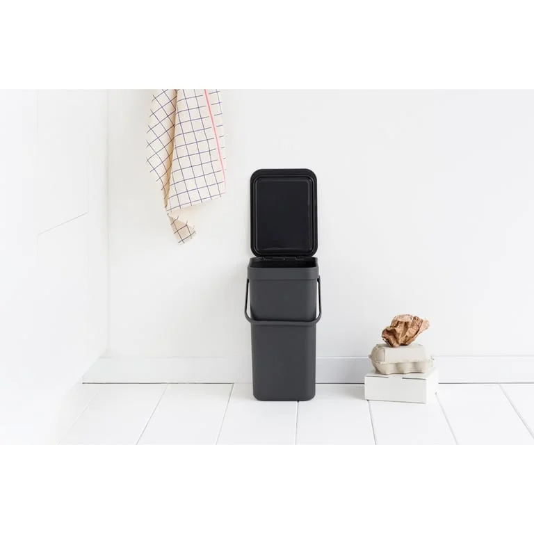 Coș de colectare selectivă Brabantia Sort&Go 12L, Dark Grey