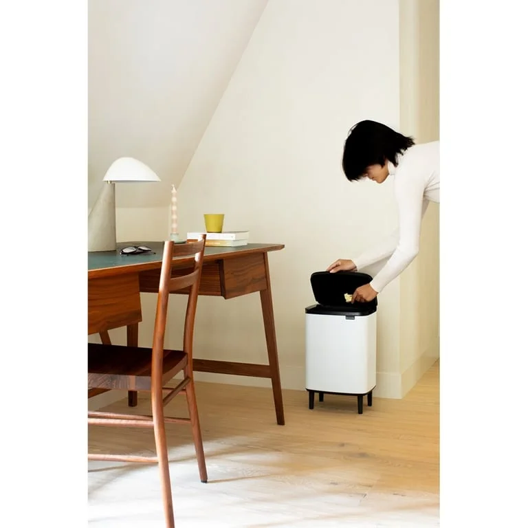 Coș de gunoi Brabantia Bo Small Hi 12L, White