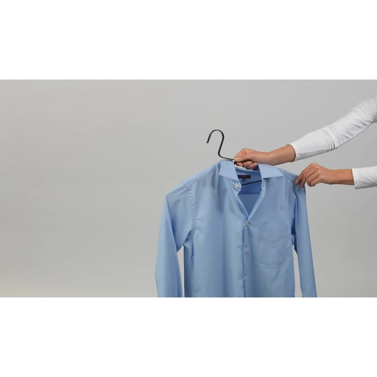 Umerașe pentru haine Brabantia Linn Black, aluminiu, 4 bucăți