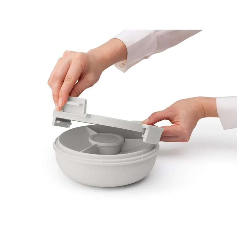Bol de salată Brabantia Make&Take1.3L, Light Grey