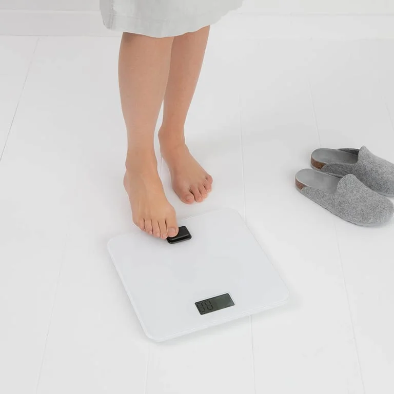 Bathroom Scale Brabantia, Battery Free, White