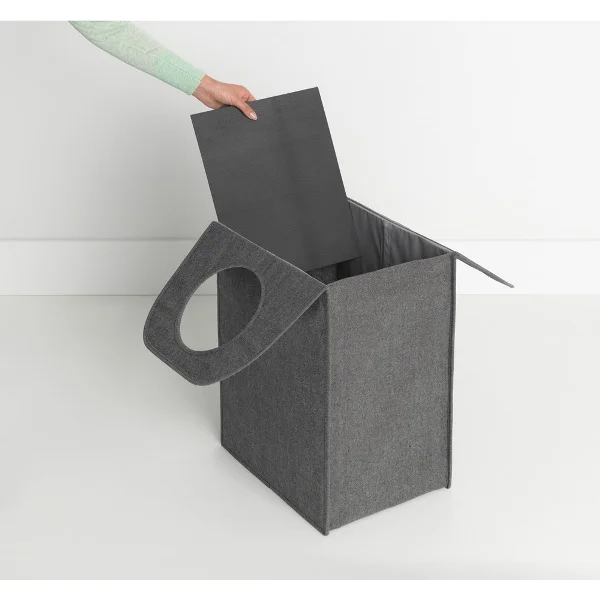 Sac de rufe Brabantia 55L, Pepper Black, dreptunghiular
