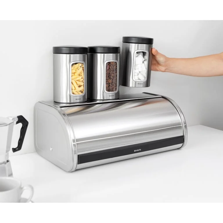 Cutie de pâine Brabantia Roll Top Matt Steel