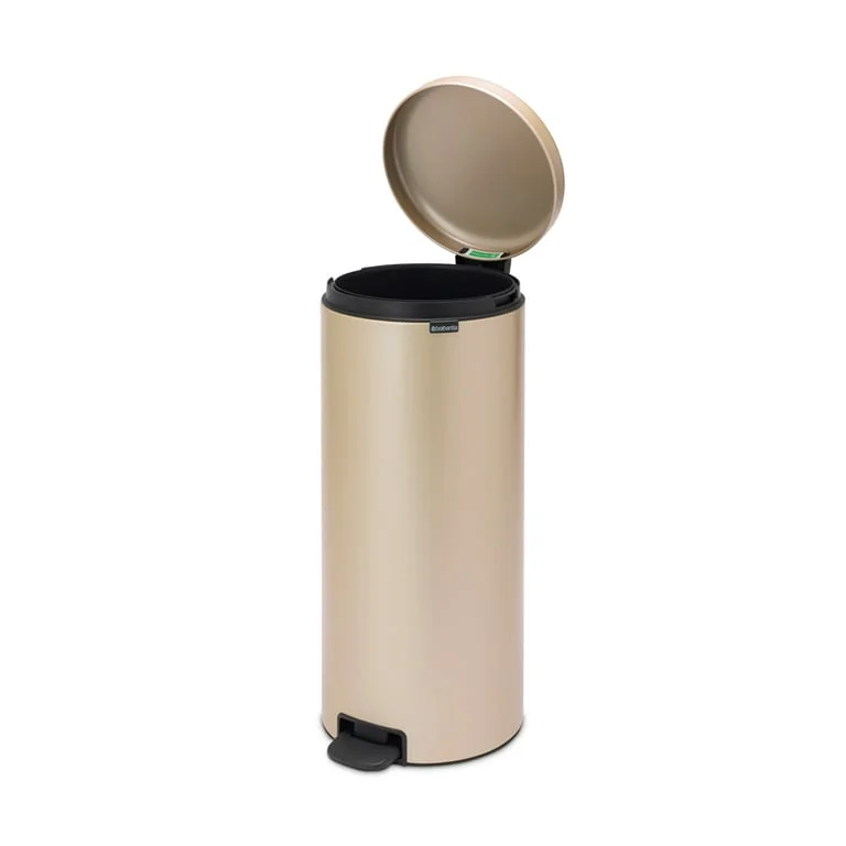 Coș de gunoi cu pedală Brabantia NewIcon 30L, Metallic Gold