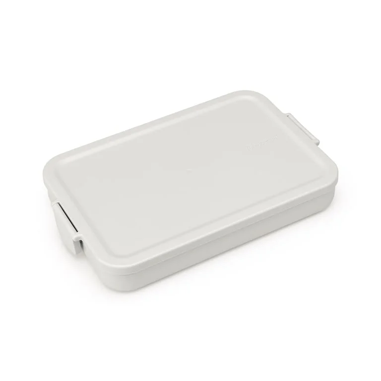 Lunch Box Brabantia Make&Take Light Grey Flat, Plastic