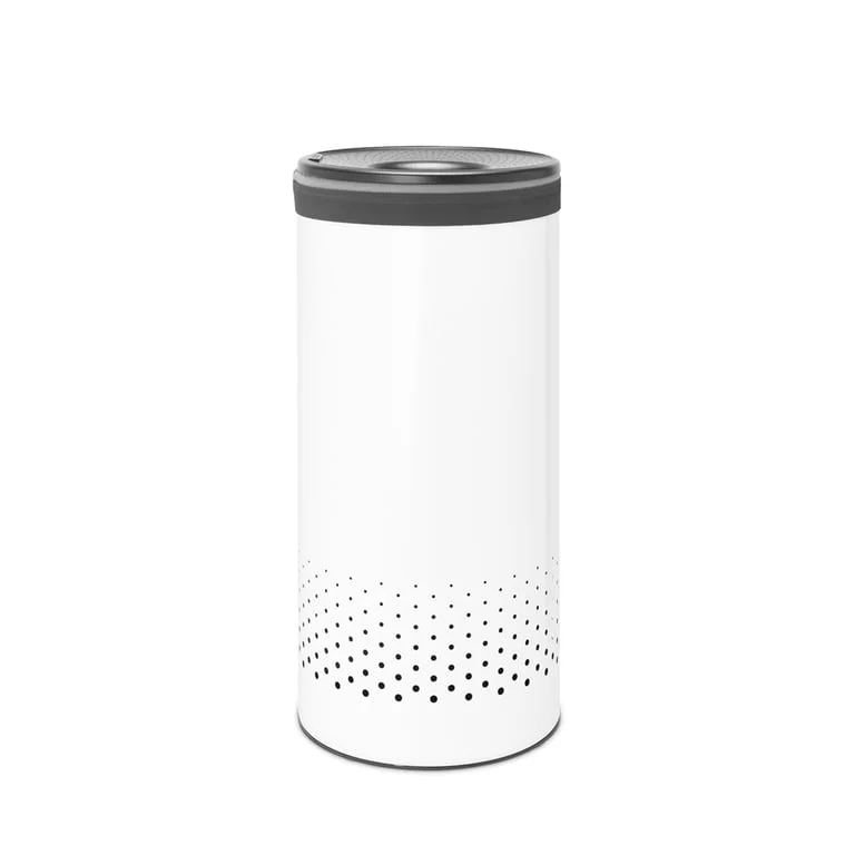 Coș de rufe Brabantia 35L, White, capac din plastic