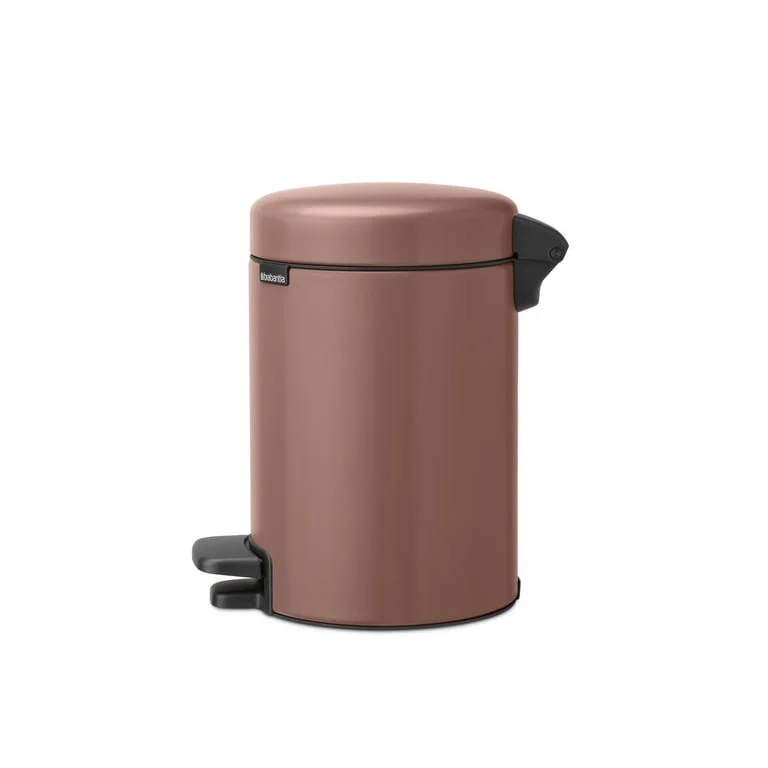 Coș de gunoi cu pedală Brabantia NewIcon 3L, Satin Taupe