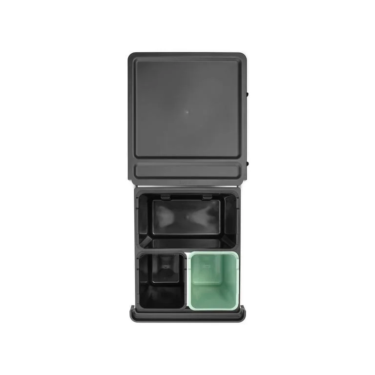 Coș de colectare separată Brabantia Sort&Go 2x10L+20L, Dark Grey & Jade Green