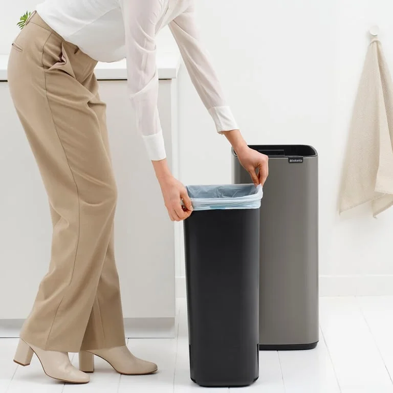 Coș de gunoi Brabantia Bo Touch 30L, platină