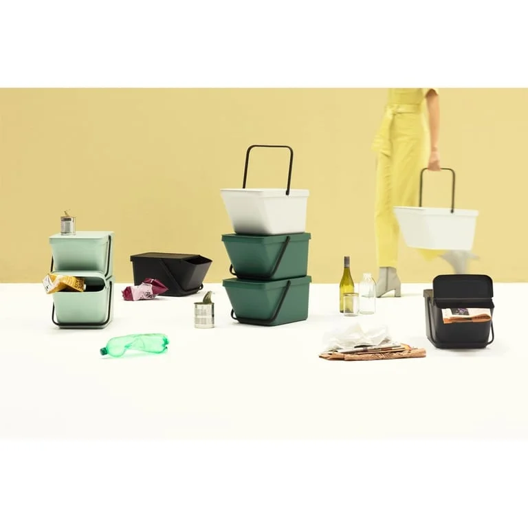 Recycle Bin Brabantia Sort & Go Stackable 20L, Fir Green