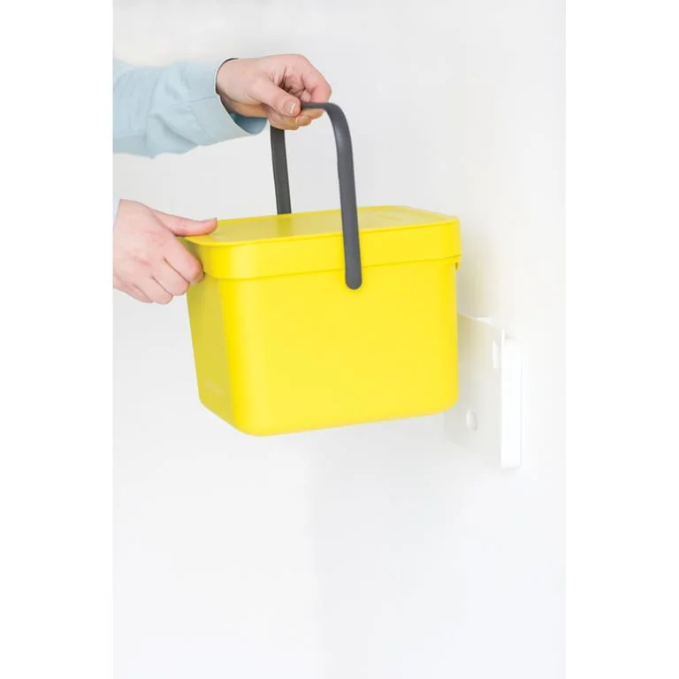Coș de colectare selectivă Brabantia Sort&Go 6L, Dark Grey