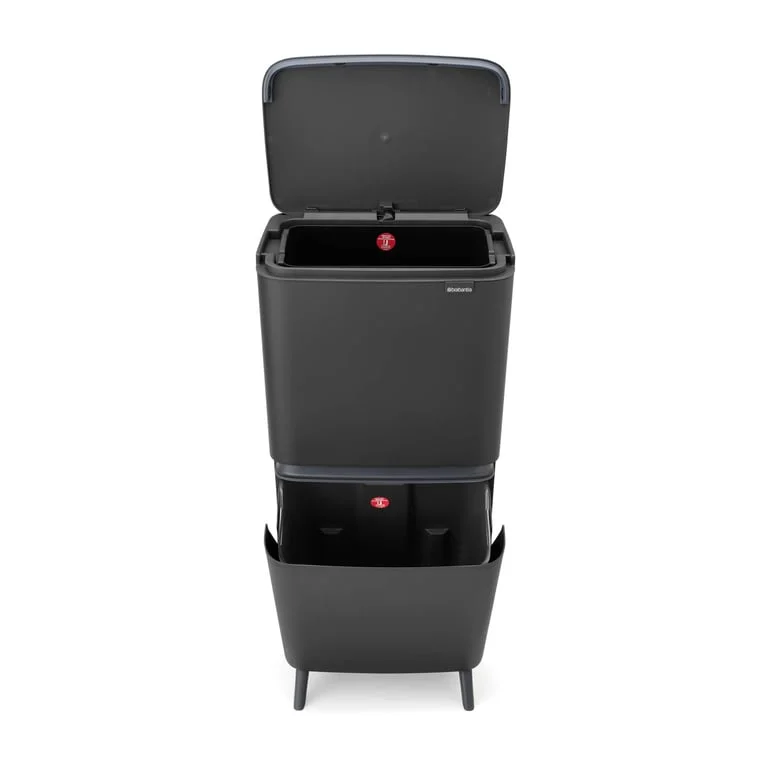 Coș de colectare selectivă Brabantia SortUp Hi 20+25L, Dark Grey