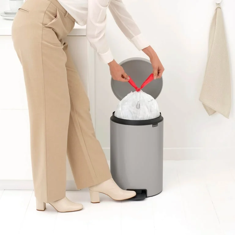 Pedal Waste Bin Brabantia NewIcon 20L, Soft Grey Grey