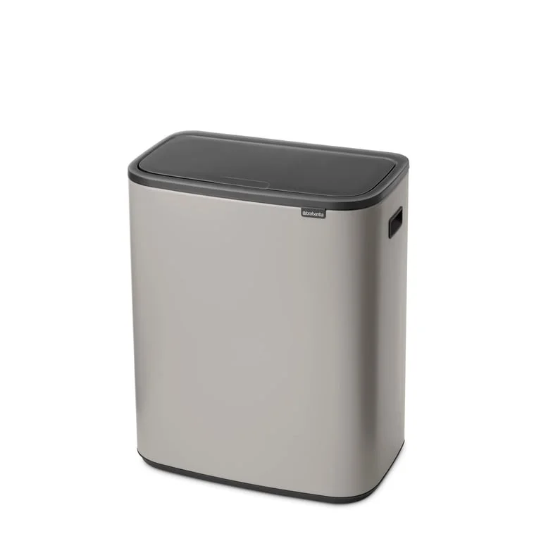 Waste Bin Brabantia Bo Touch 2x30L, Soft Grey
