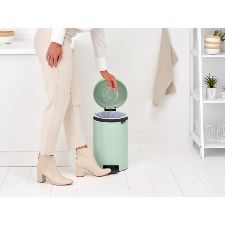 Coș de gunoi cu pedală Brabantia NewIcon 12L, Jade Green