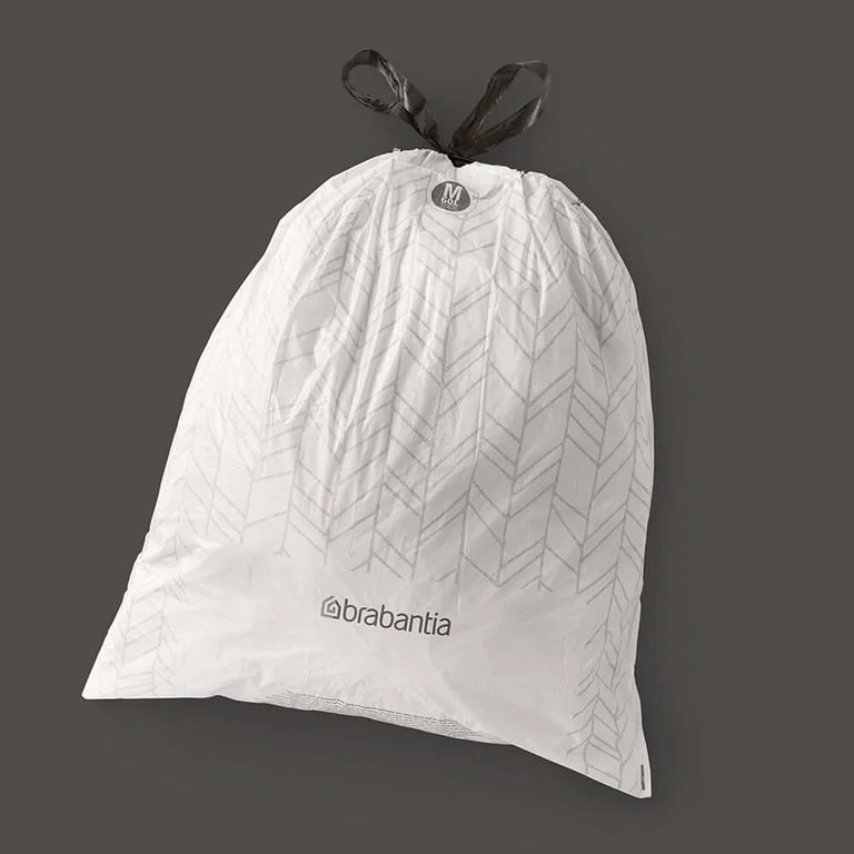 Saci de gunoi cu șnur Brabantia PerfectFit Bo, cod M, 60L, 40 bucăți, pachet