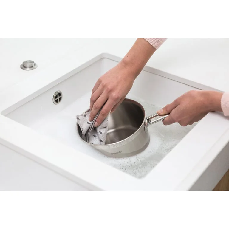 Microfibe dish cloths, Brabantia SinkSide Dark Grey, 2 pcs