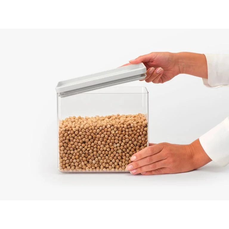 Canister Brabantia Tasty+ Stackable 3.5L, Light Grey