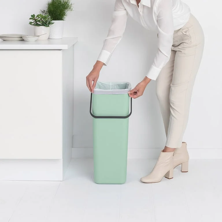 Coș de colectare selectivă Brabantia Sort&Go 40L, Jade Green
