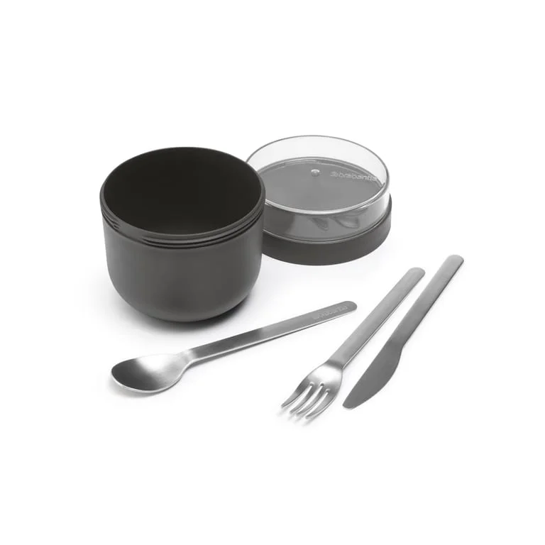Bbol pentru micul dejun Brabantia Make&Take 500ml, Dark Grey