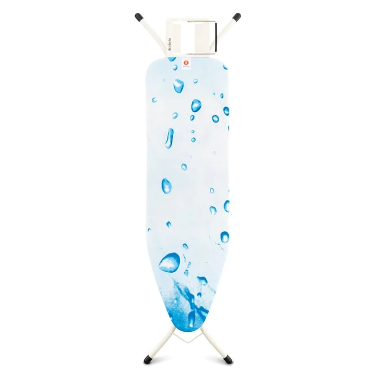 Masă de călcat Brabantia B 124x38cm cu suport pentru fier de călcat, Ice Water