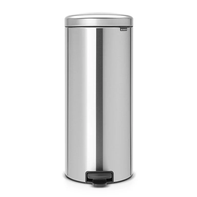Coș de gunoi cu pedală Brabantia NewIcon 30L, Matt Steel