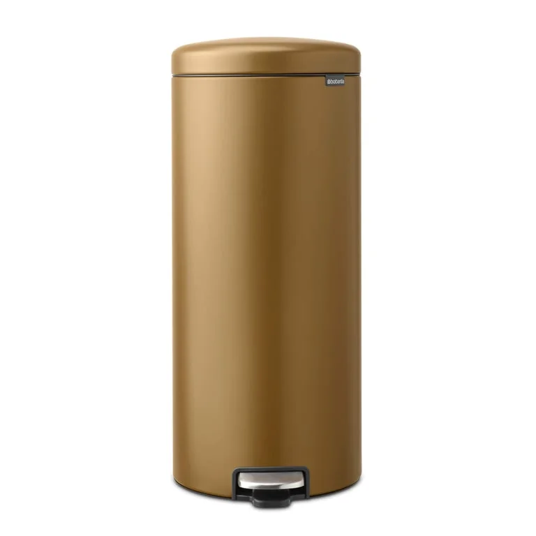 Pedal Waste Bin Brabantia NewIcon 30L, Warm Brass