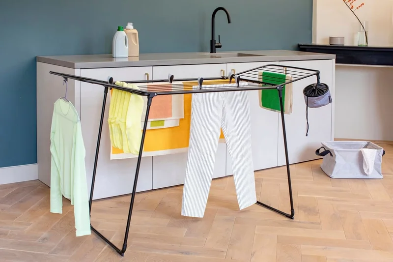 Uscător de rufe Brabantia Hangon Too 18 m, Matt Black
