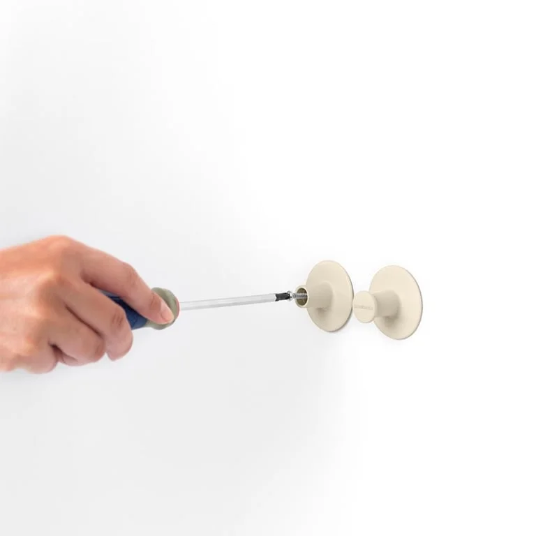 Set cârlig pentru prosoape Brabantia ReNew Soft Beige, 2 bucăți
