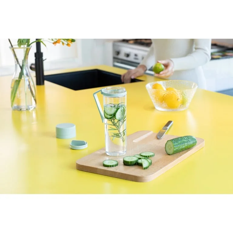 Sticlă Brabantia Make&Take 500ml  Jade Green, cu filtru