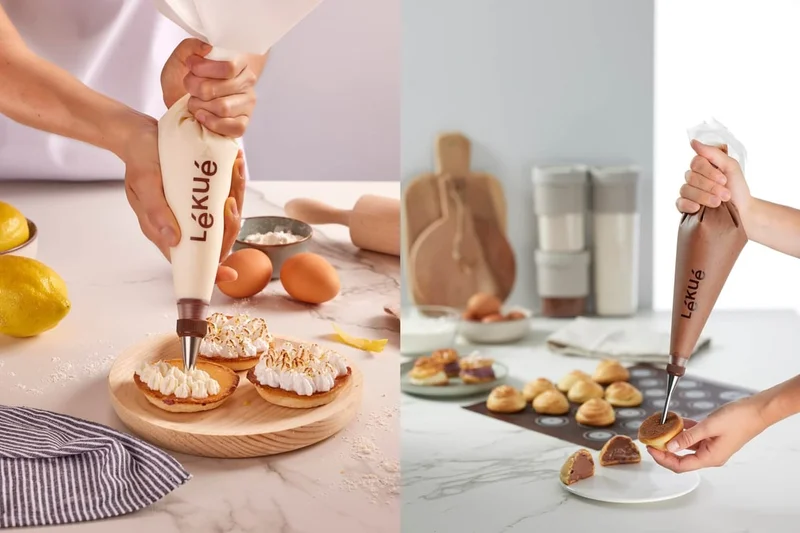 Set poș cu 3 accesorii Lekue, reutilizabil