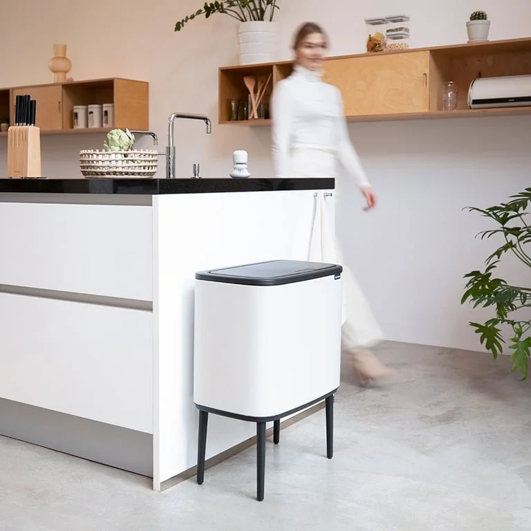 Coș de gunoi Brabantia Bo Touch 3x11L, Soft Beige