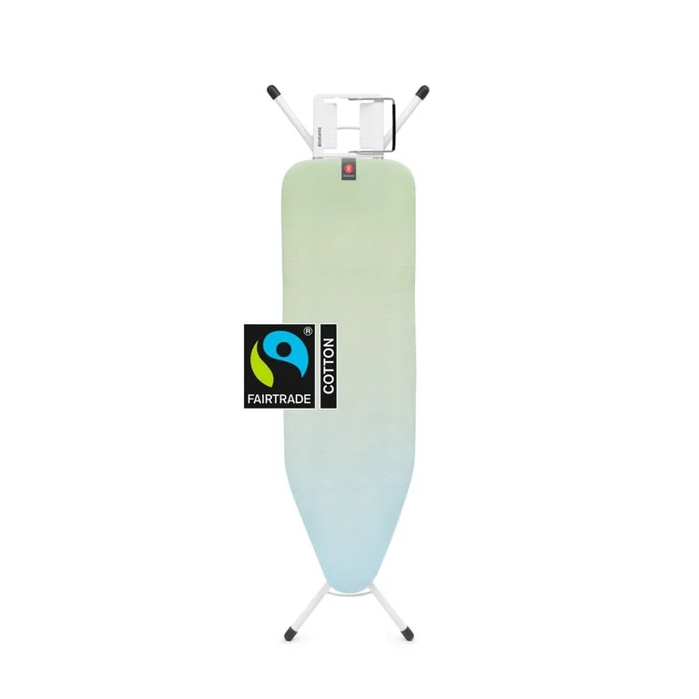 Ironing Board Brabantia B 124x38cm, Steam Iron Rest, Soothing Sea