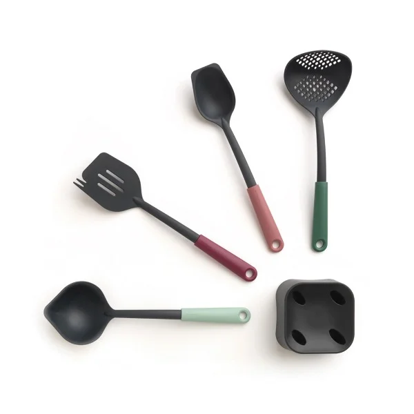Ustensile de gătit Brabantia Tasty+, set de 4 piese și suport